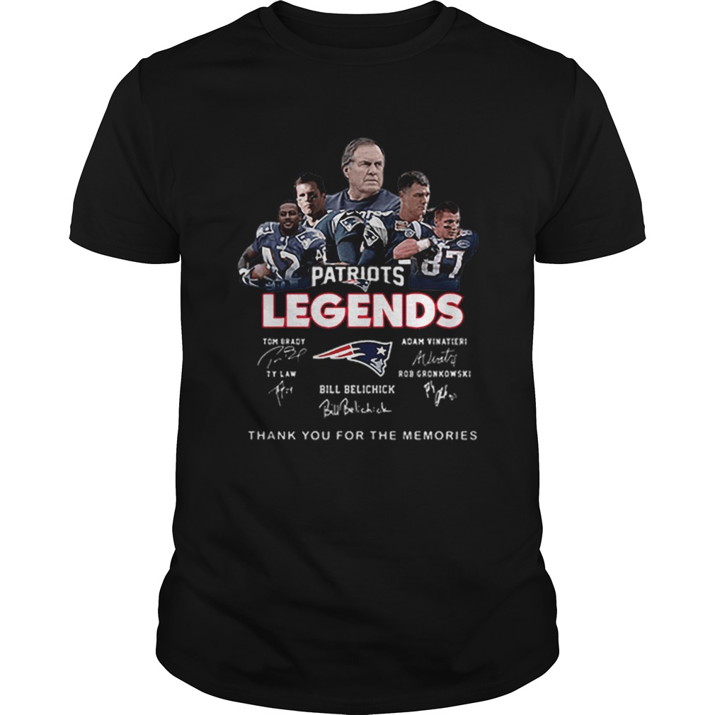 New England Patriots The Legends Thank You For The Memories Unisex