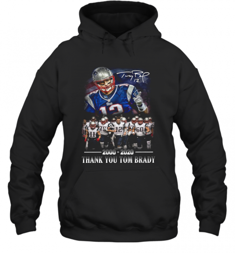 Thank You Tom Brady New England Patriots 2000-2019 And Tampa Bay Buccaneers  2020-2023 Signatures Shirt, hoodie, sweater, long sleeve and tank top