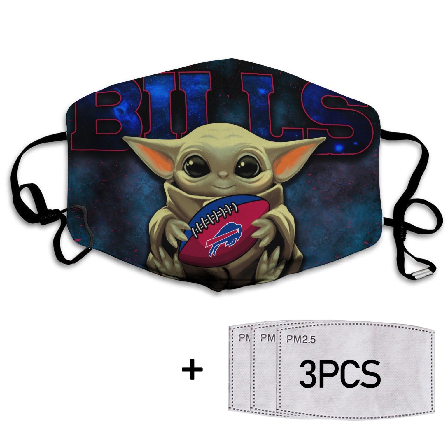 Baby Yoda Hugs Buffalo Bills Face Mask, hoodie, sweater and long