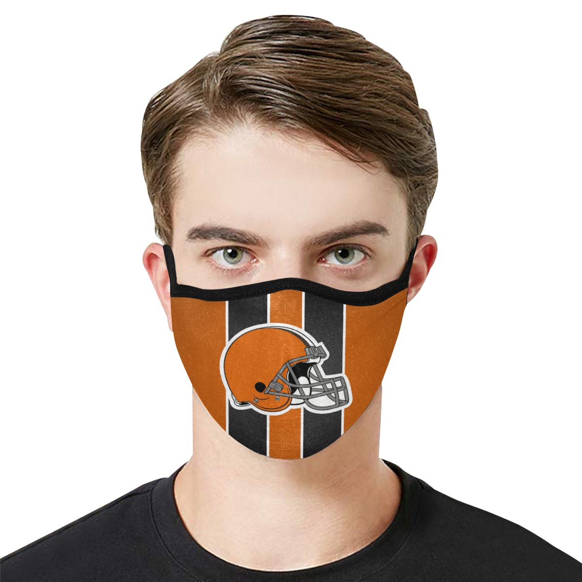 Cleveland Browns filter activated carbon face mask