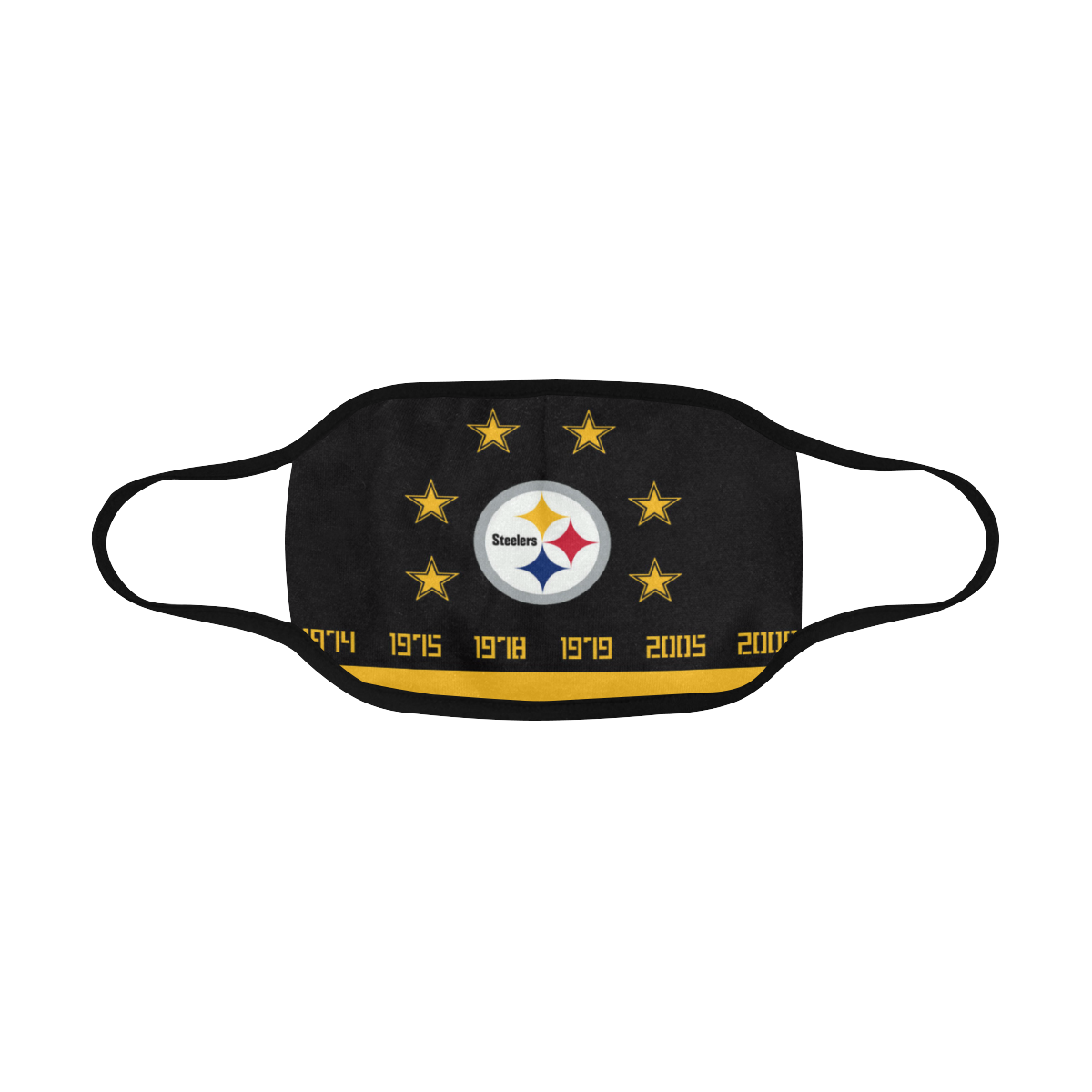 Pittsburgh Steelers Face Cover Hoodie (Black)