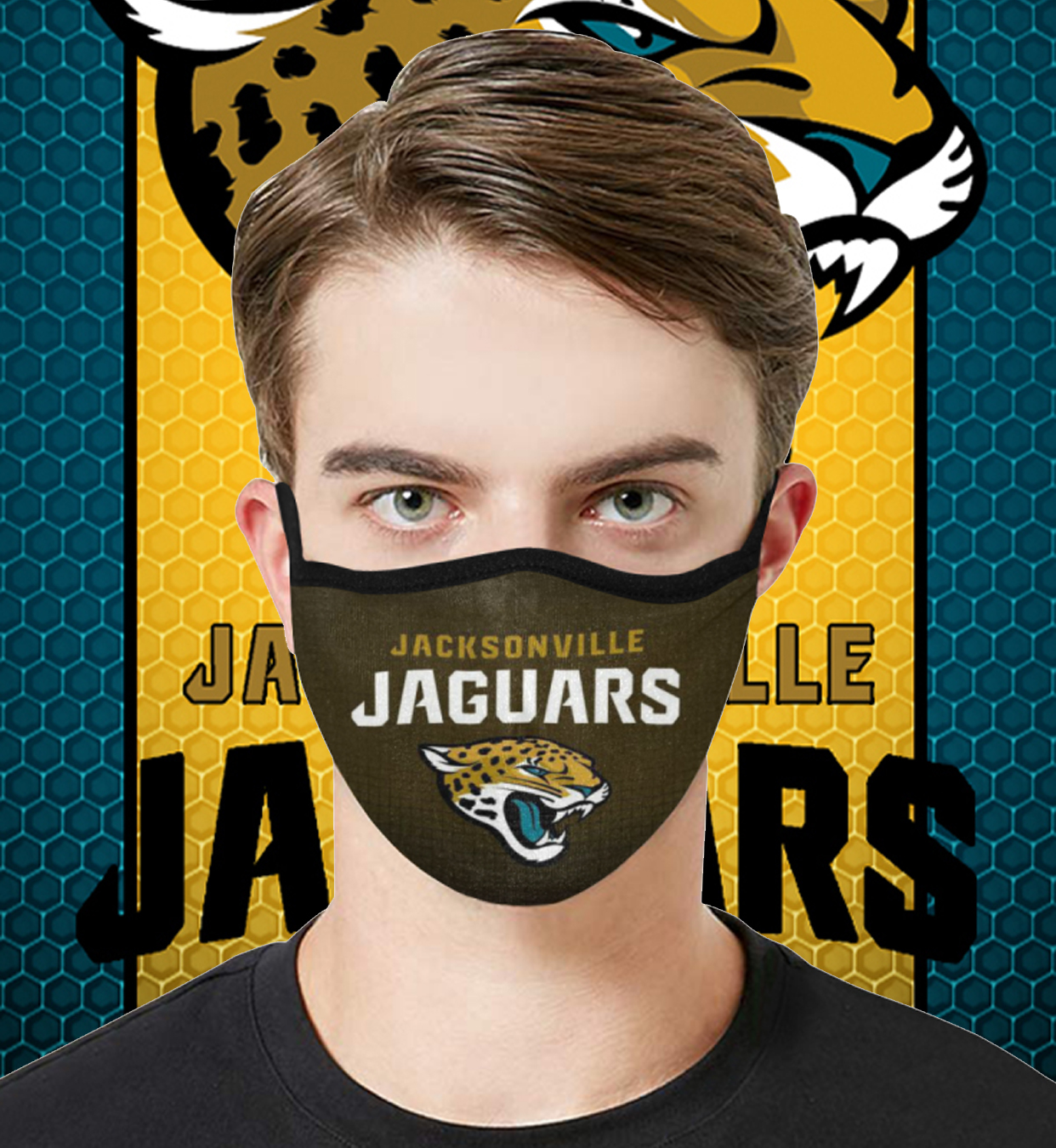 Jacksonville Jaguars Florida Gators American Flag Superman Face Mask