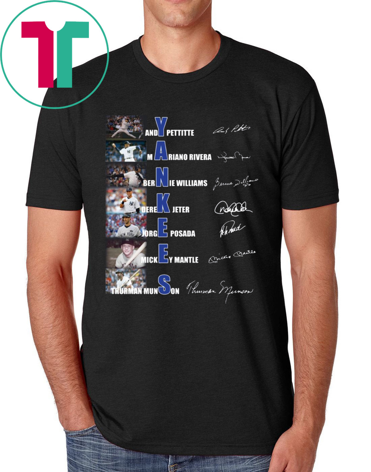 Yankees Andy Pettitte Mariano Rivera Bernie Williams Signature Shirt,  hoodie, sweater and long sleeve