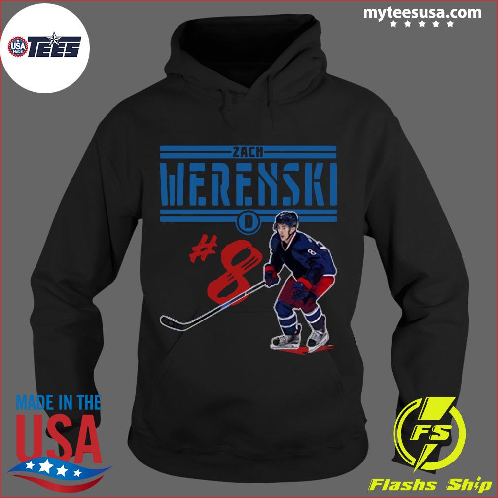 Zach Werenski Columbus hockey defense man shirt, hoodie, sweater