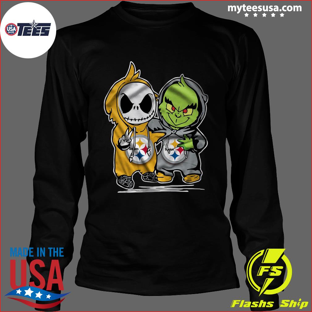 I Hate People But I Love My Pittsburgh Steelers Grinch T-Shirt - T